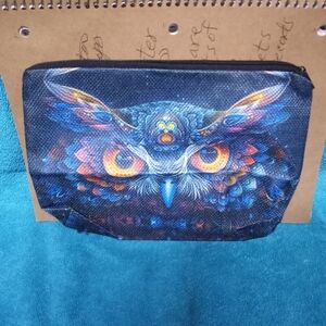 Colorful Owl Design Makeup Pouch Cosmetic Bag